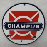 Champlin Oil Well Porcelain Sign