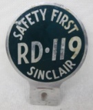 Sinclair RD-119 License Plate Topper