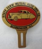 State Farm Mutual Auto License Plate Topper