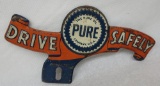 Pure Drive Safely License Plate Topper
