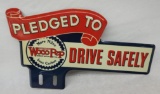 Woco Pep Drive Safely License Plate Topper