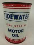 Tidewater Motor Oil Quart Can