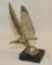 Stylized Deco Eagle Radiator Mascot Hood Ornament by C. Brau