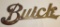 Buick Motor Car Co Brass Radiator Script