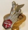 1933 Essex Terraplane 8 Griffin Radiator Mascot Hood Ornament