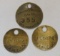 Group of 3 Packard Motor Car Co Asset Identification Tags