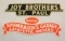 Pair of Packard Motor Car Co Dealership Stickers Joy Bros