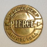 Pierce Arrow Motor Car Co Brass Emblem Badge