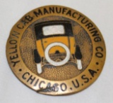 Yellowcab Manufacturing Radiator Emblem Badge