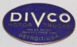 Divco Motor Truck Radiator Emblem Badge