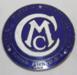 Chalmers Motor Car Co of Detriot Radiator Emblem Badge