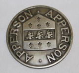 Apperson Motor Car Co Emblem Badge