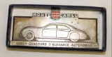 1940 Monte Carlo Concours D'Elegance Medallion Rally Badge