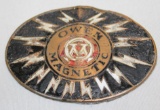 Owen Magnetic Motor Car Co Radiator Emblem Badge