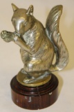 Squirrel with Nut Radiator Mascot Hood Ornament