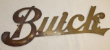 Buick Motor Car Co Brass Radiator Script