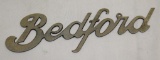 Bedford Motor Car Co Radiator Script