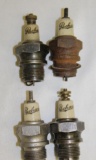 Group of 4 Packard Motor Car Co Bethlehem Spark Plugs