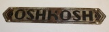 OshKosh Truck Radiator Script Emblem