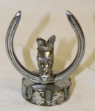 Horse Head and Horse Shoe Radiator Mascot Hood Ornament