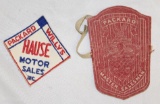 Pair of Packard Motor Car Co Sales Patches