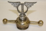 Winged Radiator Mascot Hood Ornament