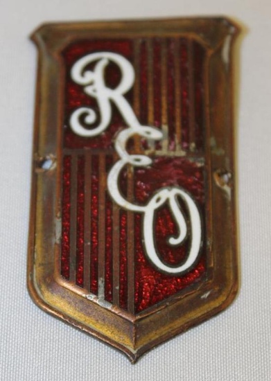 REO Motor Car Co Radiator Emblem Badge