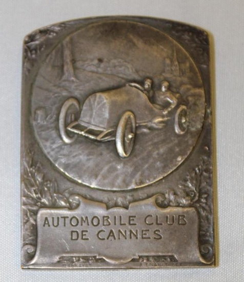 French Automobile Club Medallion Rally Badge of Cannes