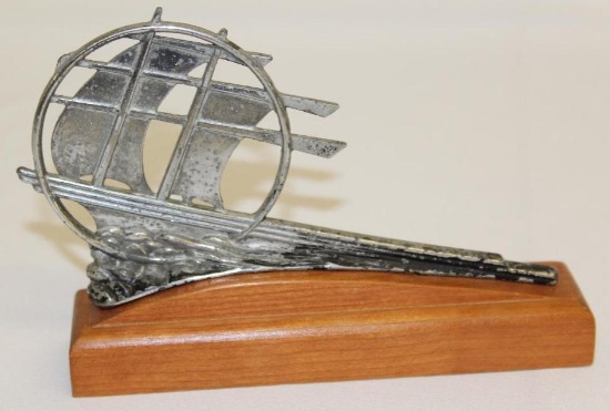 1934 -1935 Plymouth Mayflower Radiator Mascot Hood Ornament