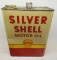 Silver Shell Motor Oil Two Gallon Can