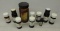 Group of Small Shell Product Jars