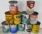 Group of 11 Quart Cans