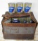 Group of 24 Exxon Extra Quart Oil Cans