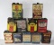 Group of Eleven One Gallon Rectangle Cans