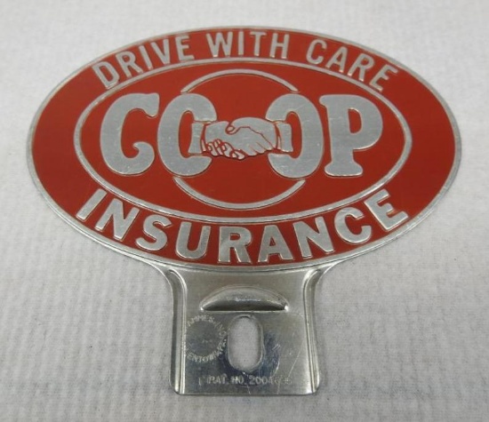 Co-Op Insurance License Plate Topper