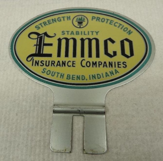 Emmco Insurance License Plate Topper