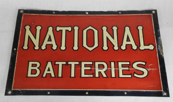 National Batteries Sign