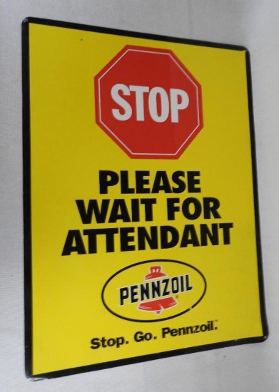 Pennzoil Stop Sign