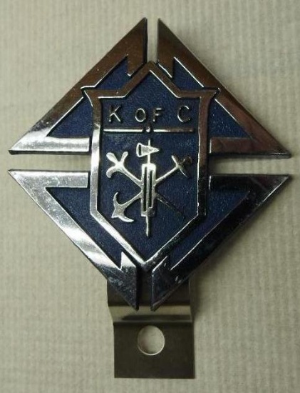 Knights of Columbus License Plate Topper