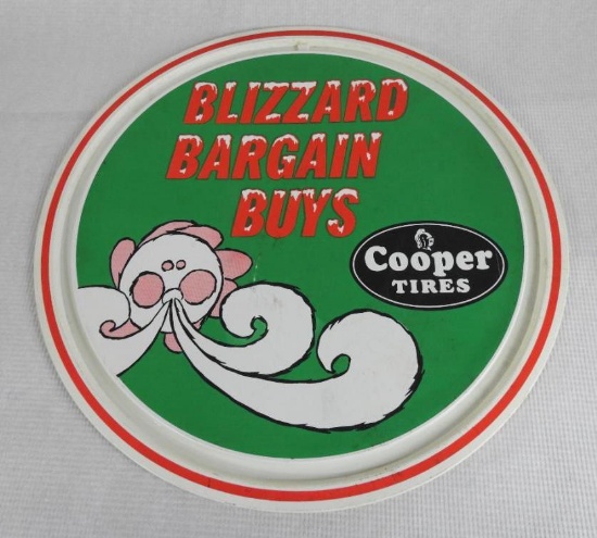 Cooper Tires Blizzard Plastic Sign