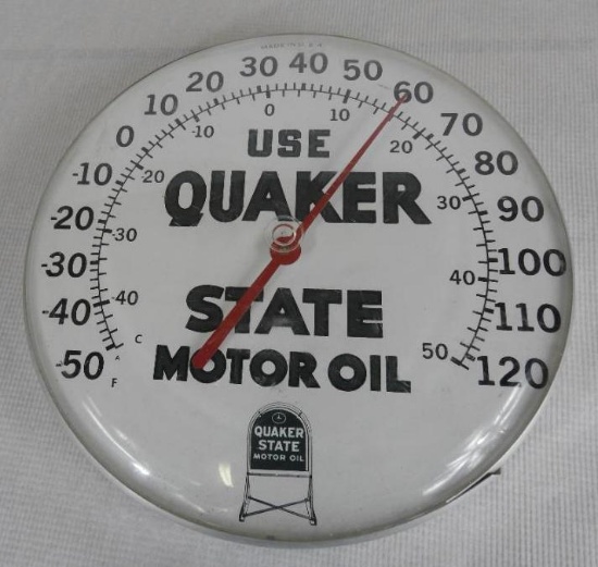Quaker State Motor Oil Thermometer