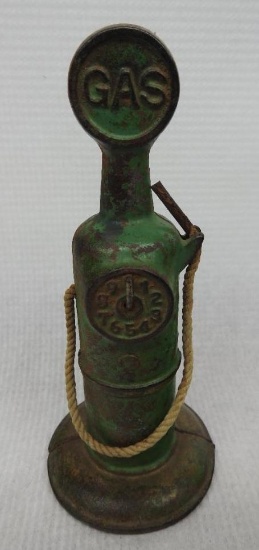 Green Cast Gas Pump Toy