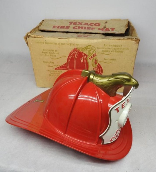 Texaco Fire Chief Toy Helmet