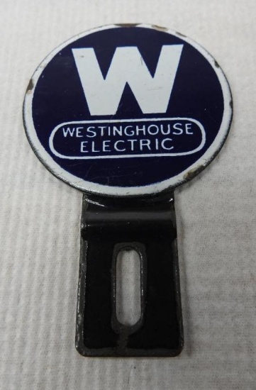 Westinghouse Electric License Plate Topper