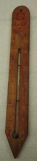 Shell D D Wooden Soil Temperature Thermometer