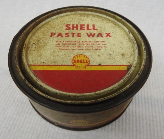 Shell Paste Wax Can