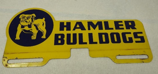 Hamler Bulldogs License Plate Topper