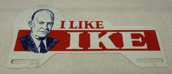I Like Ike License Plate Topper
