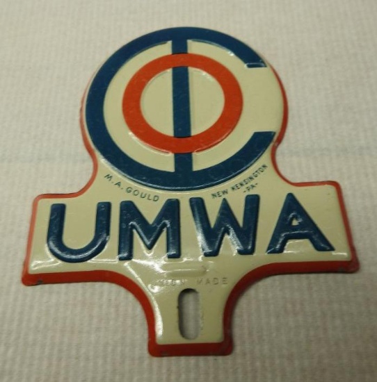 Umwa License Plate Topper