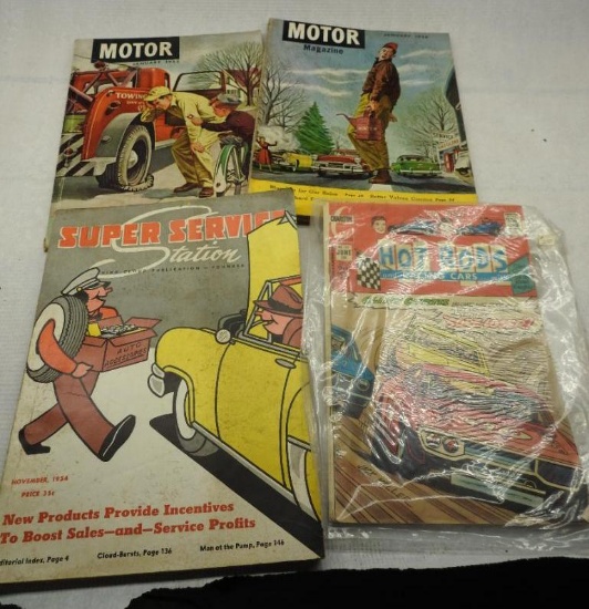 Group of Four Automotive Magazines